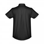 THC LONDON. Camisa oxford de manga curta para homem - Preto