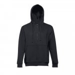 THC AMSTERDAM. Sweat-shirt homme en coton et polyester - Noir