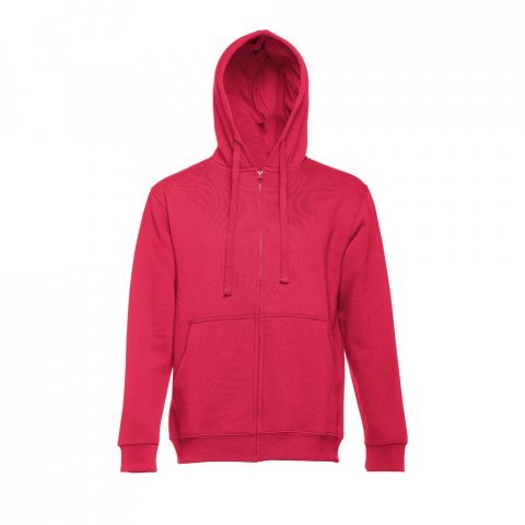 THC AMSTERDAM. Sweat-shirt homme en coton et polyester - Rouge