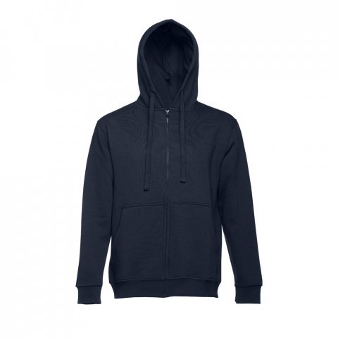 THC AMSTERDAM. Sweat-shirt homme en coton et polyester - Bleu marine