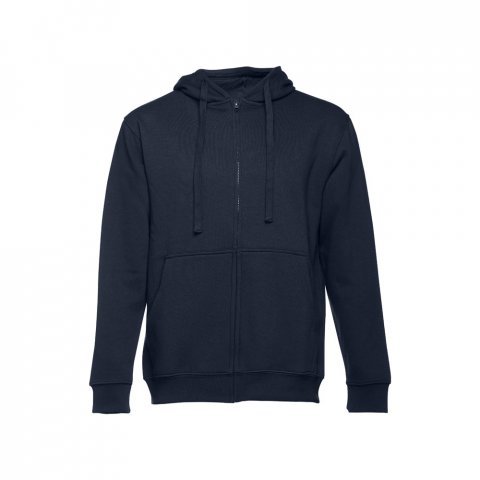 THC AMSTERDAM. Sweat-shirt homme en coton et polyester - Bleu marine