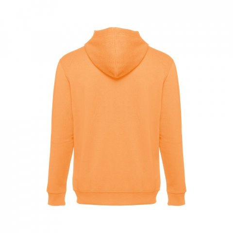THC AMSTERDAM. Sweat-shirt homme en coton et polyester - Orange corail