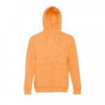 THC AMSTERDAM. Sweat-shirt homme en coton et polyester - Orange corail