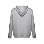 THC AMSTERDAM. Sweat-shirt homme en coton et polyester - Gris clair matte