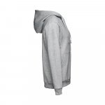 THC AMSTERDAM. Sweat-shirt homme en coton et polyester - Gris clair matte