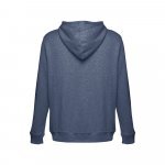 THC AMSTERDAM. Sweat-shirt homme en coton et polyester - Bleu matte