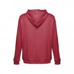 THC AMSTERDAM. Sweat-shirt homme en coton et polyester - Rouge matte