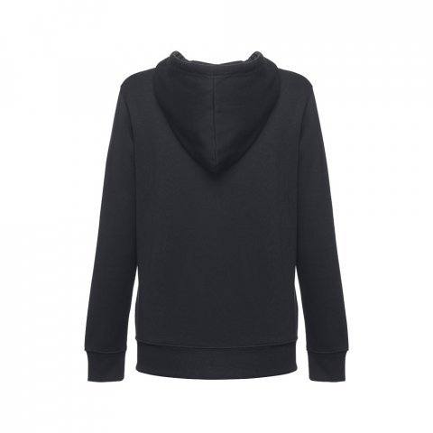 THC AMSTERDAM WOMEN. Felpa da donna in cotone e poliestere - Nero