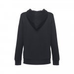 THC AMSTERDAM WOMEN. Felpa da donna in cotone e poliestere - Nero