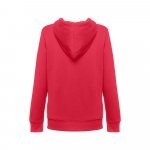 THC AMSTERDAM WOMEN. Felpa da donna in cotone e poliestere - Rosso