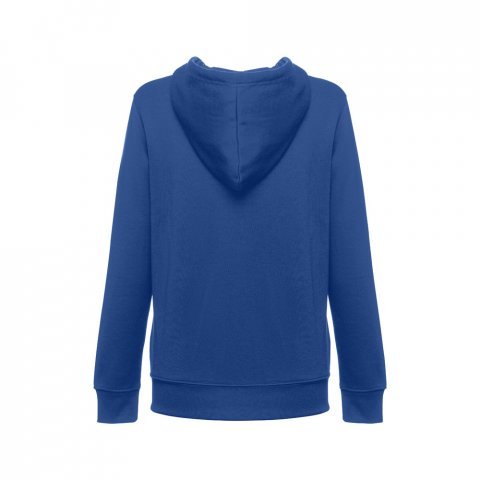 THC AMSTERDAM WOMEN. Felpa da donna in cotone e poliestere - Blu reale
