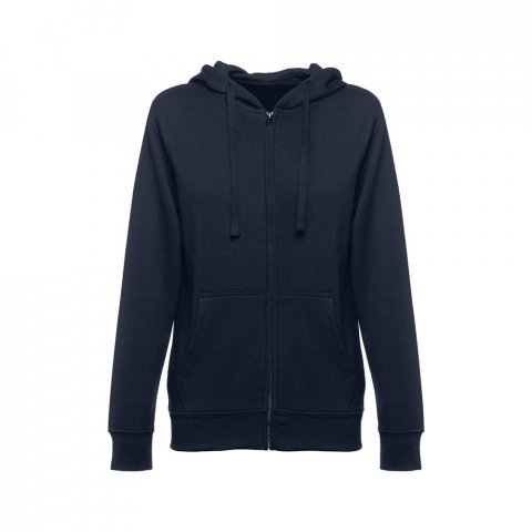 THC AMSTERDAM WOMEN. Felpa da donna in cotone e poliestere - Blu scuro