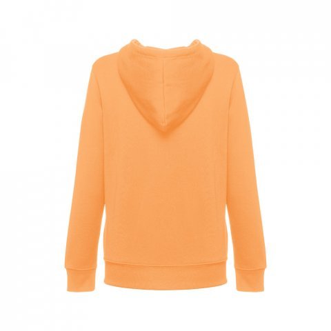 THC AMSTERDAM WOMEN. Felpa da donna in cotone e poliestere - Arancione corallo