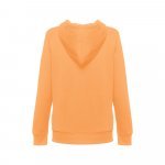 THC AMSTERDAM WOMEN. Felpa da donna in cotone e poliestere - Arancione corallo