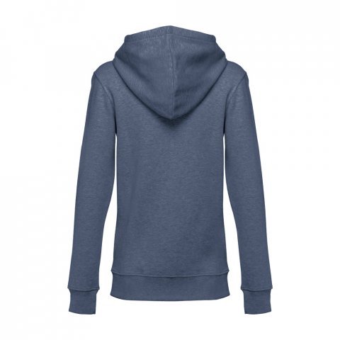THC AMSTERDAM WOMEN. Felpa da donna in cotone e poliestere - Blu m&eacute;lange