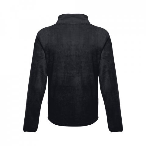 THC HELSINKI. Mužsk&aacute; fleecov&aacute; bunda z polyesteru - Čierna