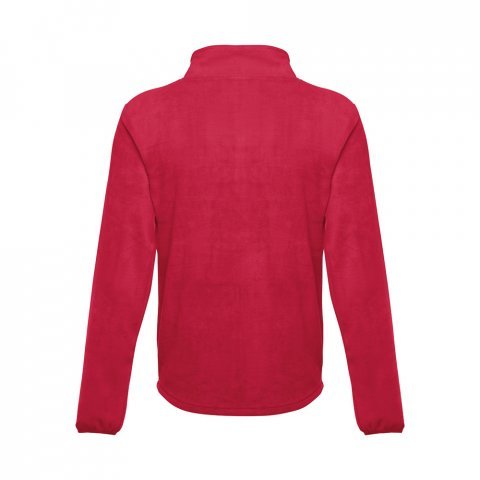 THC HELSINKI. Mužsk&aacute; fleecov&aacute; bunda z polyesteru - Červen&aacute;