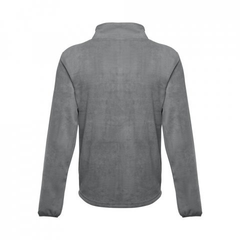 THC HELSINKI. Mužsk&aacute; fleecov&aacute; bunda z polyesteru - Siv&aacute;