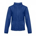THC HELSINKI. Mužsk&aacute; fleecov&aacute; bunda z polyesteru - Kr&aacute;ľovsk&aacute; modr&aacute;