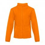 THC HELSINKI. Mužsk&aacute; fleecov&aacute; bunda z polyesteru - Oranžov&aacute;