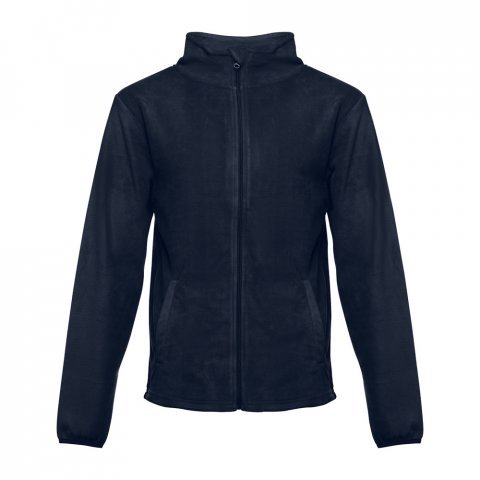 THC HELSINKI. Mužsk&aacute; fleecov&aacute; bunda z polyesteru - N&aacute;morn&iacute;cka modr&aacute;