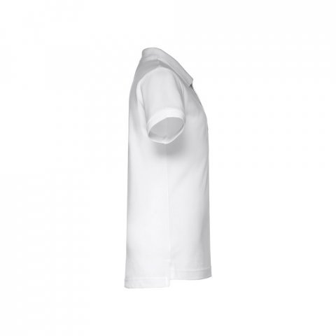 THC ADAM KIDS WH. Polo para crian&ccedil;a (unissexo) de manga curta. Cor branca - Branco