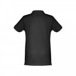 THC ADAM KIDS. Polo &agrave; manches courtes en coton pour enfants (unisexe) - Noir