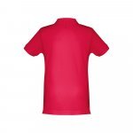 THC ADAM KIDS. Polo &agrave; manches courtes en coton pour enfants (unisexe) - Rouge