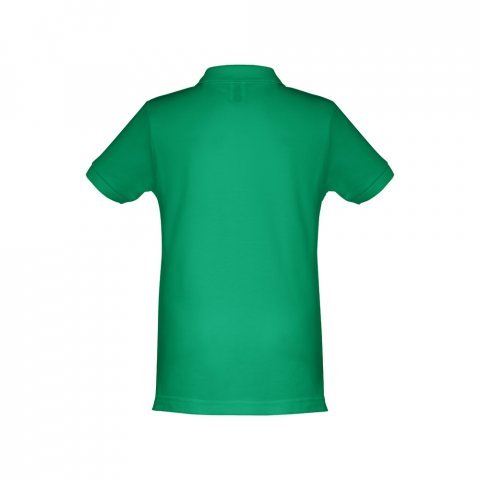 THC ADAM KIDS. Polo &agrave; manches courtes en coton pour enfants (unisexe) - Vert