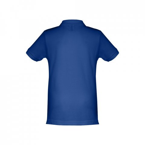 THC ADAM KIDS. Polo &agrave; manches courtes en coton pour enfants (unisexe) - Bleu royal