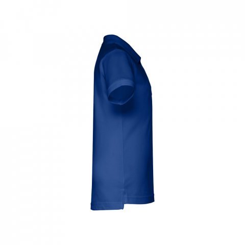 THC ADAM KIDS. Polo &agrave; manches courtes en coton pour enfants (unisexe) - Bleu royal