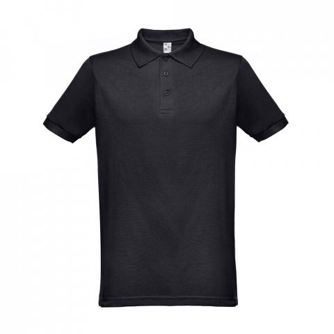 THC BERLIN. Kurzarm-Poloshirt f&uuml;r Herren - Schwarz