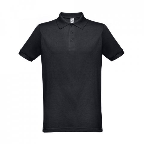 THC BERLIN. Kurzarm-Poloshirt f&uuml;r Herren - Schwarz