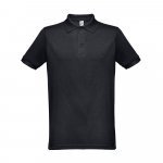 THC BERLIN. Kurzarm-Poloshirt f&uuml;r Herren - Schwarz