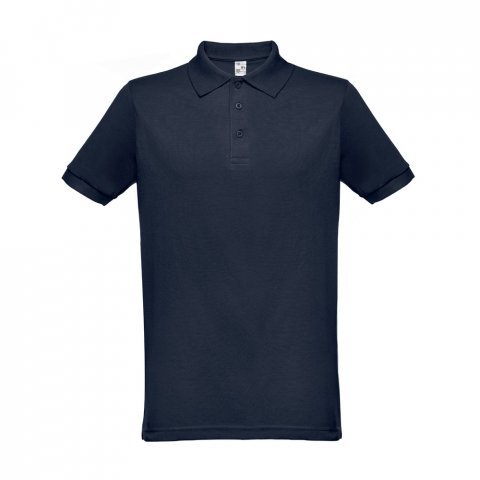 THC BERLIN. Kurzarm-Poloshirt f&uuml;r Herren - Blau