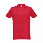 THC BERLIN. Kurzarm-Poloshirt f&uuml;r Herren - Rot