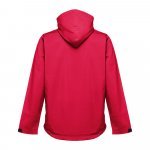 THC ZAGREB. Miesten softshell-takki irrotettavalla hupulla ja py&ouml;ristetyll&auml; helmalla - Punainen