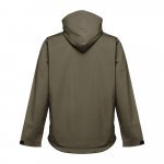 THC ZAGREB. Miesten softshell-takki irrotettavalla hupulla ja py&ouml;ristetyll&auml; helmalla - Army-vihre&auml;