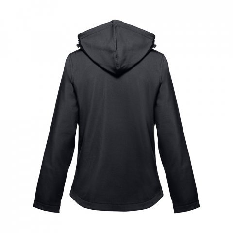 THC ZAGREB WOMEN. Casaco softshell cintado para senhora - Preto