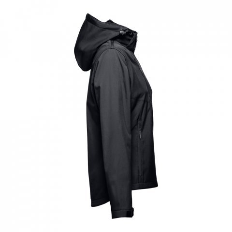THC ZAGREB WOMEN. Casaco softshell cintado para senhora - Preto