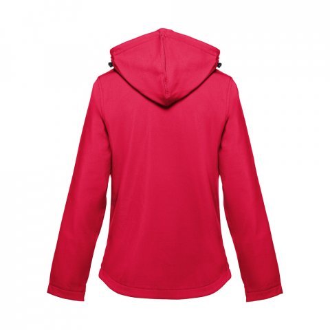 THC ZAGREB WOMEN. Casaco softshell cintado para senhora - Vermelho