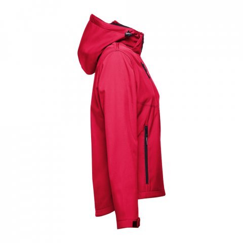 THC ZAGREB WOMEN. Casaco softshell cintado para senhora - Vermelho