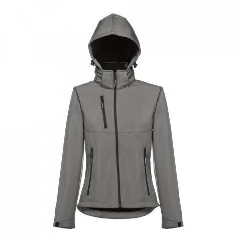 THC ZAGREB WOMEN. Casaco softshell cintado para senhora - Cinzento