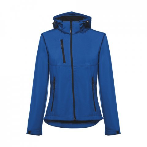 THC ZAGREB WOMEN. Casaco softshell cintado para senhora - Azul royal