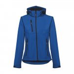 THC ZAGREB WOMEN. Casaco softshell cintado para senhora - Azul royal
