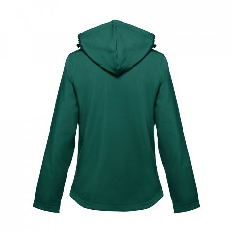 THC ZAGREB WOMEN. Casaco softshell cintado para senhora - Verde escuro