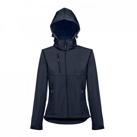 THC ZAGREB WOMEN. Casaco softshell cintado para senhora - Azul marinho