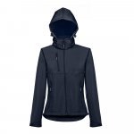 THC ZAGREB WOMEN. Casaco softshell cintado para senhora - Azul marinho