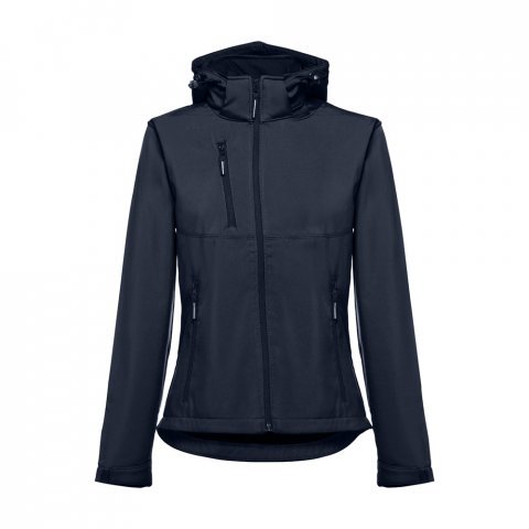 THC ZAGREB WOMEN. Casaco softshell cintado para senhora - Azul marinho