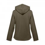 THC ZAGREB WOMEN. Casaco softshell cintado para senhora - Verde tropa